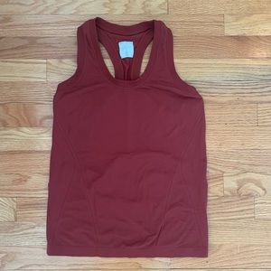 ATHLETA Momentum Tank Maroon Racerback